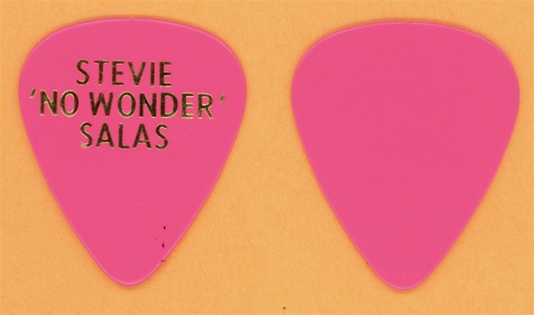 Steve Salas (Bill and Ted Rufus Solo) Vintage Guitar Pick - 1990 Colorcode Tour