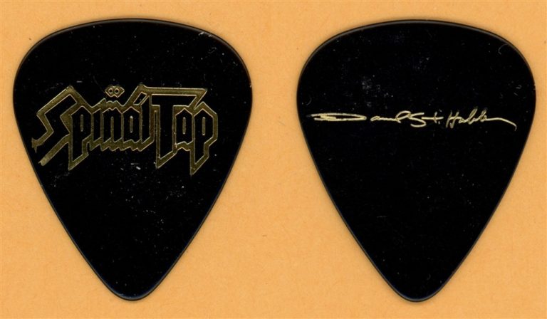 Spinal Tap David St. Hubbins Vintage Guitar Pick - 1992 This Is Spinal Tap Tour