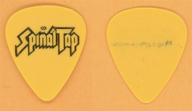 Spinal Tap David St. Hubbins Vintage Guitar Pick - 1992 This Is Spinal Tap Tour