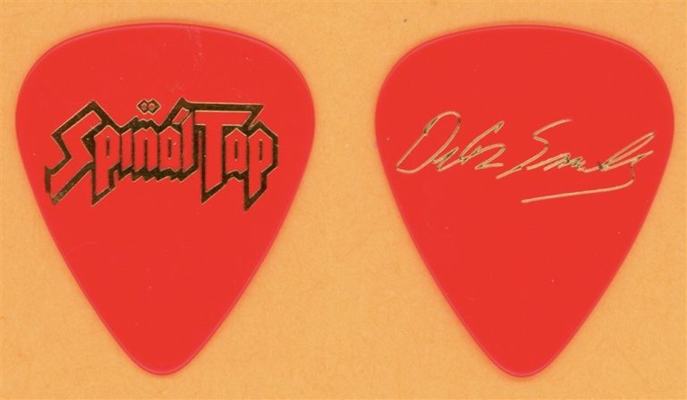 Spinal Tap Derek Smalls Vintage Guitar Pick - 1992 This Is Spinal Tap Tour