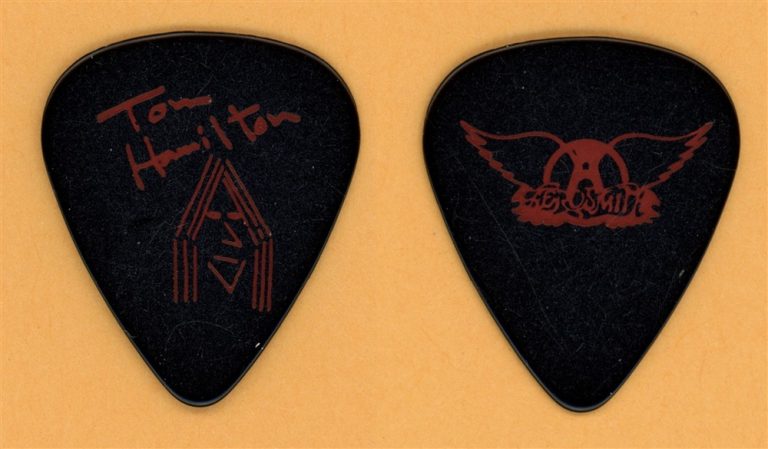 Aerosmith Tom Hamilton Vintage Guitar Pick - 1993 Get A Grip Tour