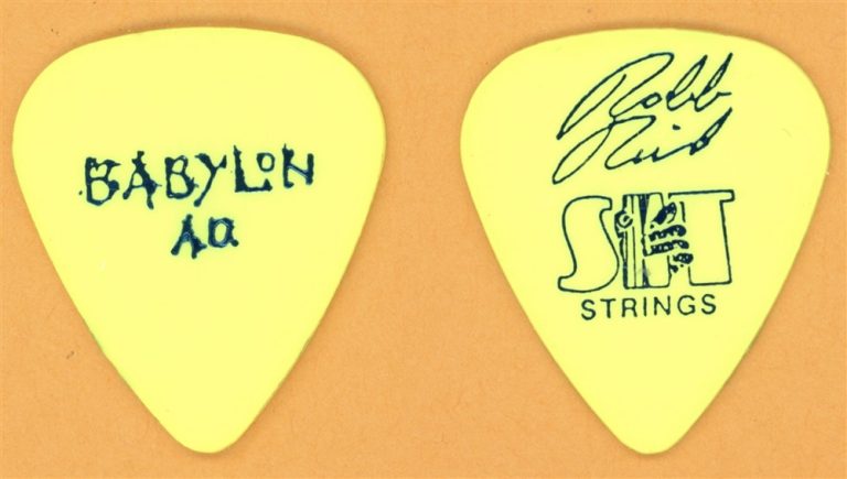 Babylon A.D. Robb Reid Vintage Guitar Pick - 1992 Nothing Sacred Tour