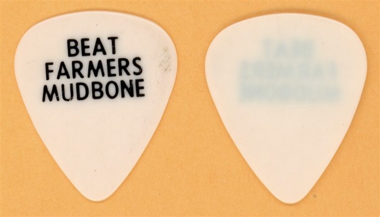 Beat Farmers Mudbone Vintage Guitar Pick - 1987 Pursuit of Happiness Tour