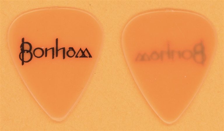 Bonham Ian Hattan Vintage Guitar Pick - 1989 Disregard of Timekeeping Tour