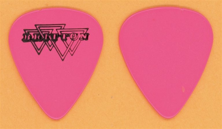 Britton Vintage Guitar Pick - 1988 Rock Hard Tour