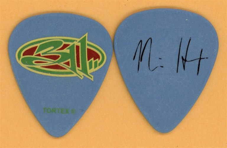 311 Nick Hexum Vintage Guitar Pick - 2008 Unity Tour