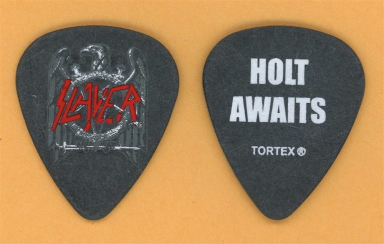 Slayer Gary Holt Vintage Guitar Pick - 2011 Hell on Earth Tour