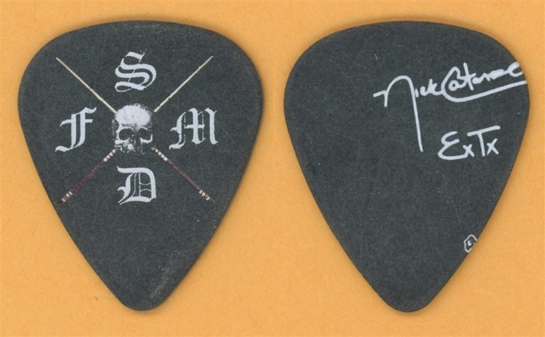 Black Label Society Nick Catanese Vintage Guitar Pick - 2006 US Tour - Misprint