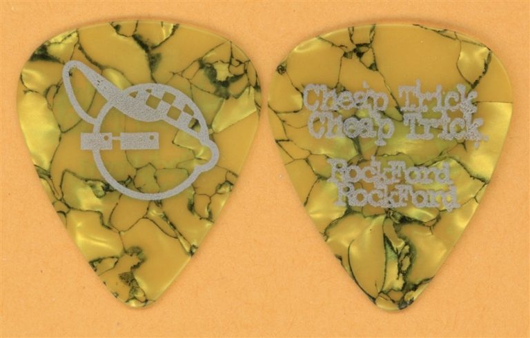 Cheap Trick Rick Nielsen Vintage Guitar Pick - 2006 Rockford Tour