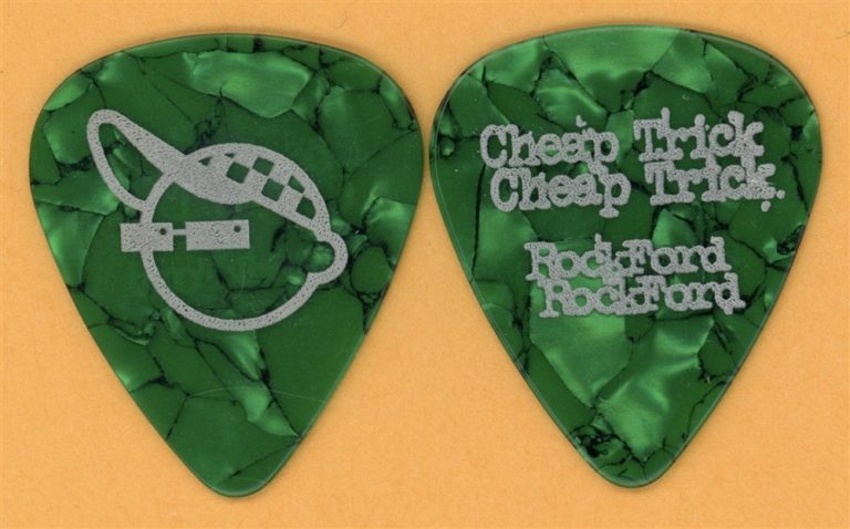 Cheap Trick Rick Nielsen Vintage Guitar Pick - 2006 Rockford Tour