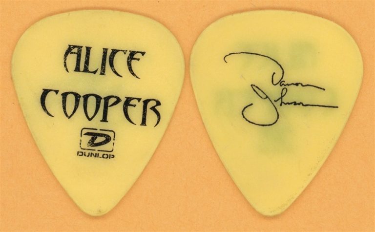 Alice Cooper Damon Johnson Vintage Guitar Pick - 2005 Dirty Diamonds Tour