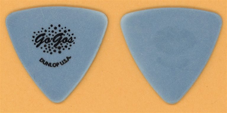 The Go-Go's Kathy Valentine Vintage Guitar Pick - 2001 US Tour - Misprint