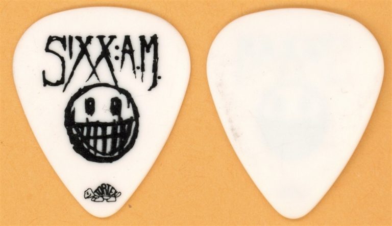 Motley Crue Sixx AM Nikki Vintage Guitar Pick - 2008 Cruefest Tour - Misprint