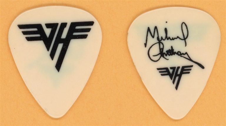 Van Halen Michael Anthony Vintage Guitar Pick - 1982 Diver Down Tour