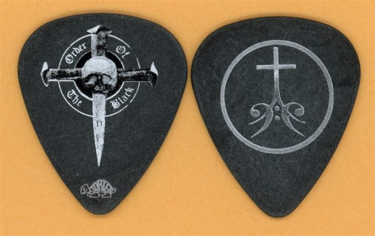 Black Label Society Zakk Wylde Guitar Pick - 2011 Order of the Black Tour