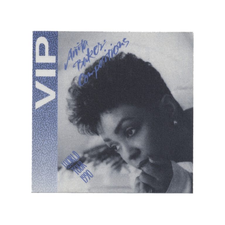 Anita Baker 1990 Compositions Concert Tour VIP Backstage Pass