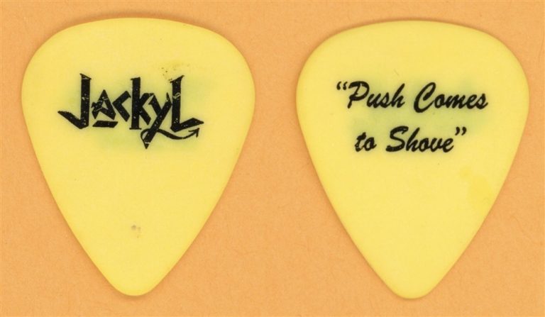 Jackyl Jeff Worley Vintage Guitar Pick - 1994 Push Comes To Shove Tour