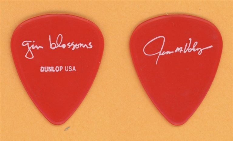 Gin Blossoms Jesse Valenzuela Vintage Guitar Pick - 1996 Congrats I'm Sorry Tour