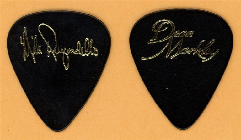 Giant Dave Brignardello Vintage Guitar Pick - 1992 Time To Burn Tour