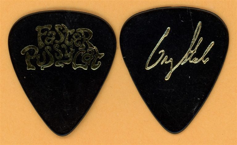 Faster Pussycat Greg Steele Vintage Guitar Pick - 1989 When It's Over Tour