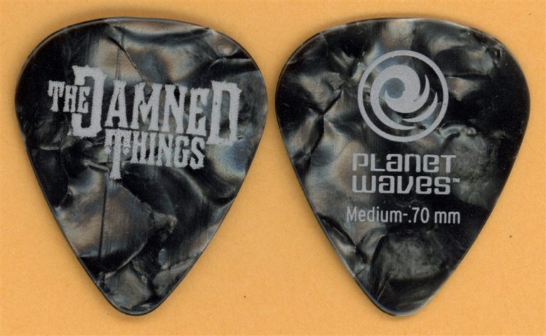 The Damned Planet Waves Vintage Guitar Pick - 2011 US Tour