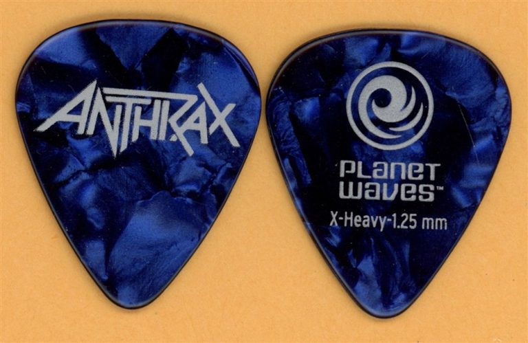 Anthrax Scott Ian Planet Waves Vintage Guitar Pick - 2011 Earth is on Hell Tour