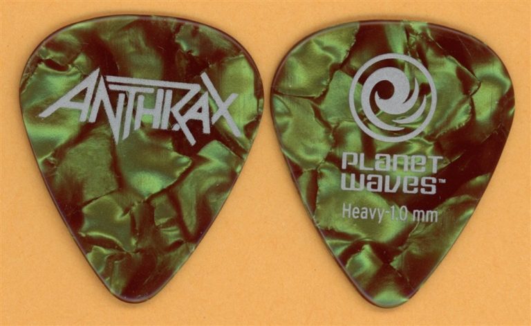 Anthrax Scott Ian Planet Waves Vintage Guitar Pick - 2011 Earth is on Hell Tour