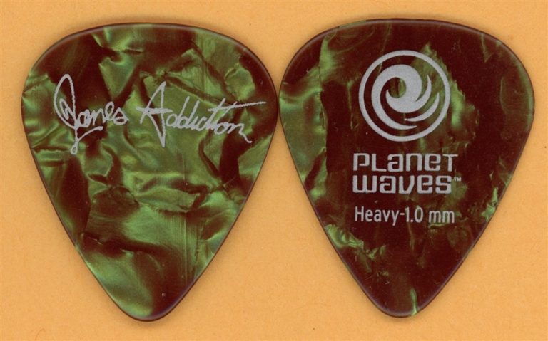 Janes Addiciton Dave Navarro Planet Waves Vintage Guitar Pick - 2011 US Tour