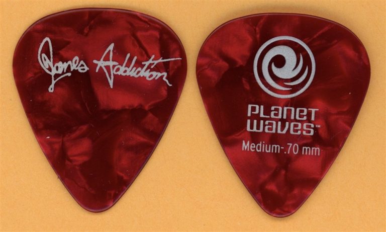 Janes Addiciton Dave Navarro Planet Waves Vintage Guitar Pick - 2011 US Tour
