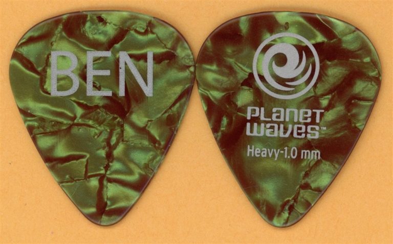 Ben Harper Planet Waves Vintage Guitar Pick - 2011 US Tour