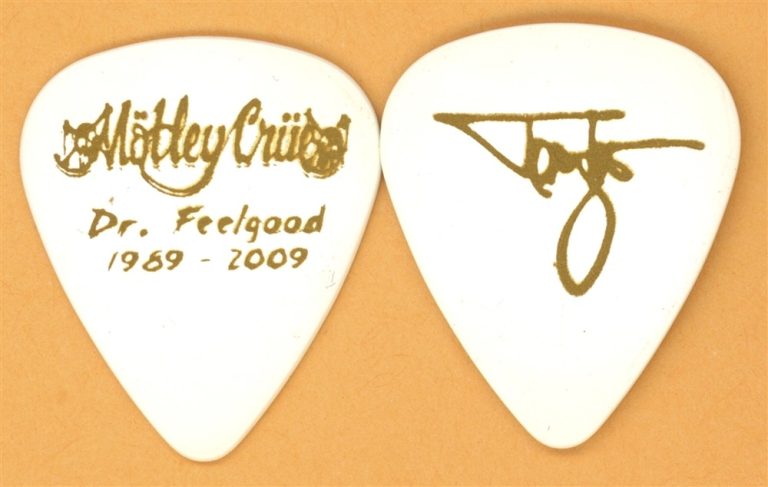 Motley Crue Tommy Lee Vintage Guitar Pick - 2009 Dr. Feelgood 20th Tour