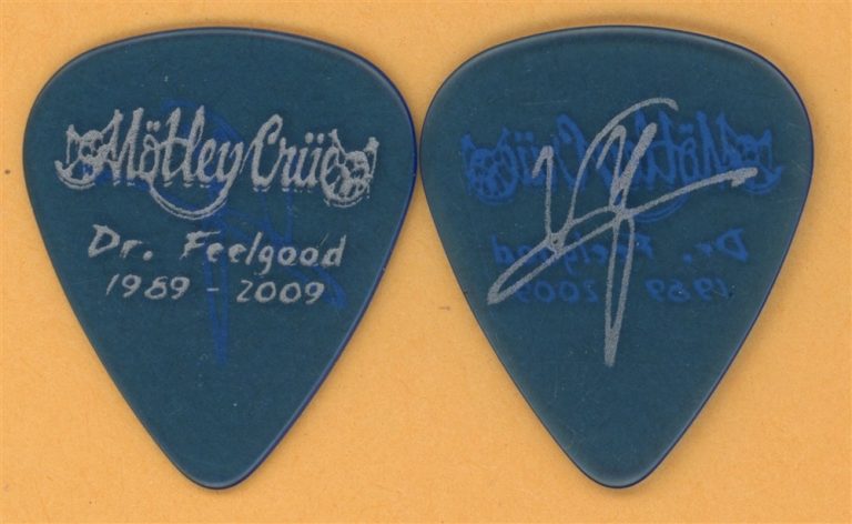 Motley Crue Vince Neil Vintage Guitar Pick - 2009 Dr. Feelgood 20th Tour