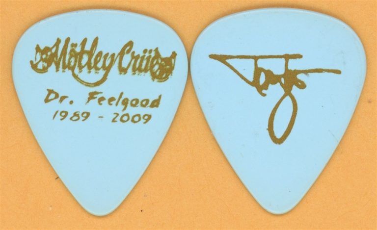 Motley Crue Tommy Lee Vintage Guitar Pick - 2009 Dr. Feelgood 20th Tour
