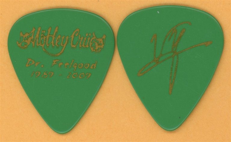 Motley Crue Vince Neil Vintage Guitar Pick - 2009 Dr. Feelgood 20th Tour