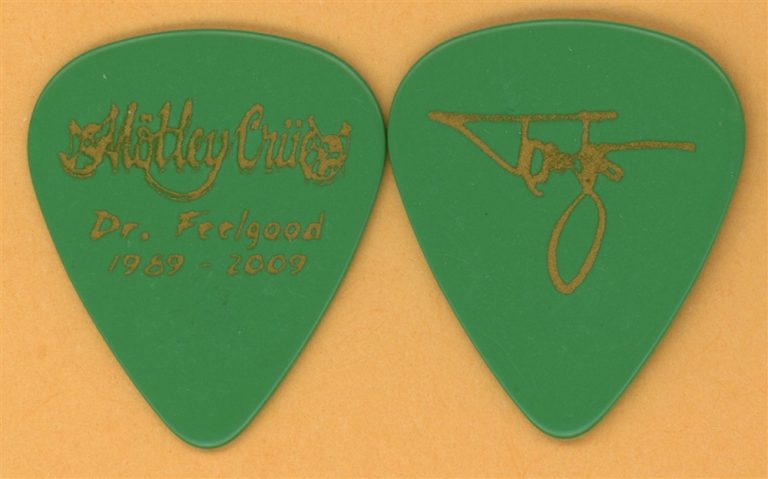 Motley Crue Tommy Lee Vintage Guitar Pick - 2009 Dr. Feelgood 20th Tour