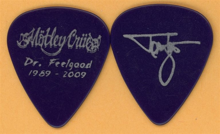 Motley Crue Tommy Lee Vintage Guitar Pick - 2009 Dr. Feelgood 20th Tour