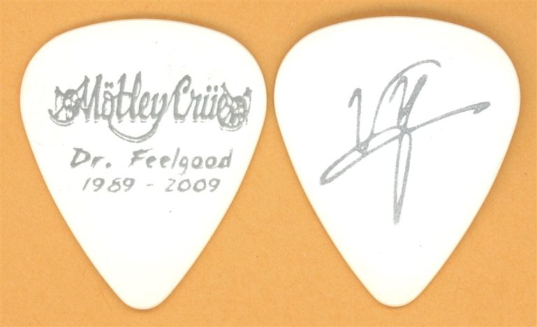 Motley Crue Vince Neil Vintage Guitar Pick - 2009 Dr. Feelgood 20th Tour