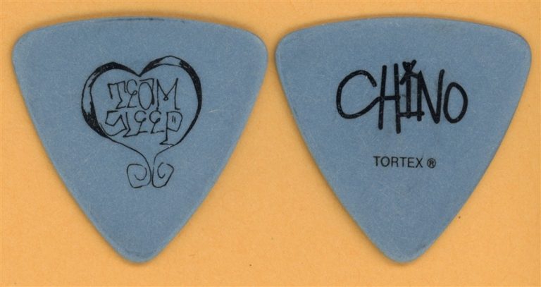Team Sleep Chino Moreno Deftones Vintage Guitar Pick - 2007 Tour
