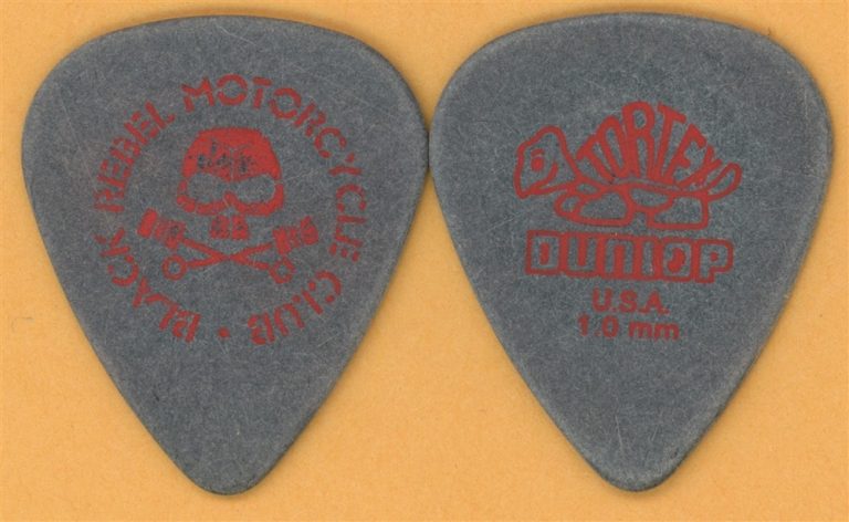 Black Rebel Motorcycle Club Peter Hayes Vintage Guitar Pick - 2008 Tour