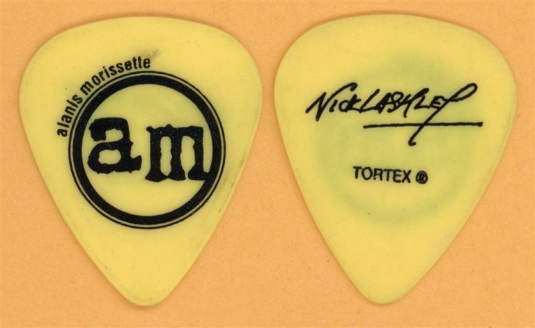 Alanis Morissette Nick Lashley Guitar Pick - 1996 Intellectual Intercourse Tour