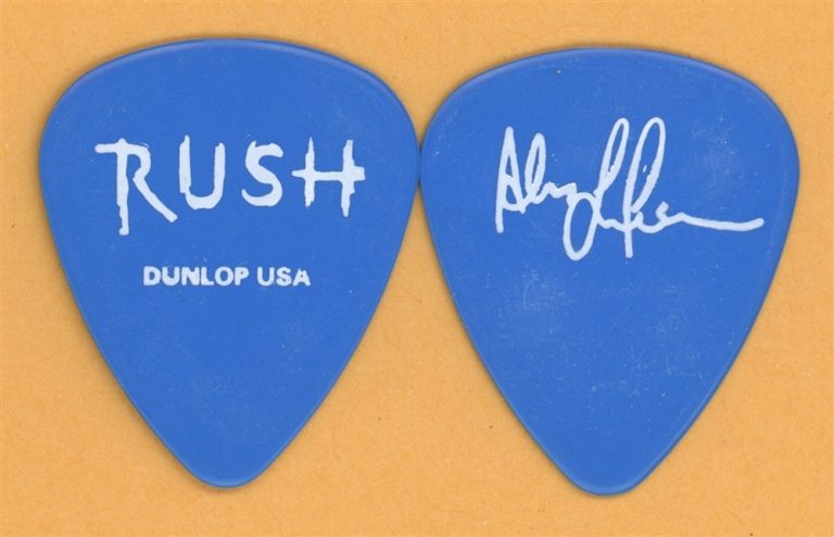 Rush Alex Lifeson Vintage Guitar Pick - 2002 Vapor Trails Tour