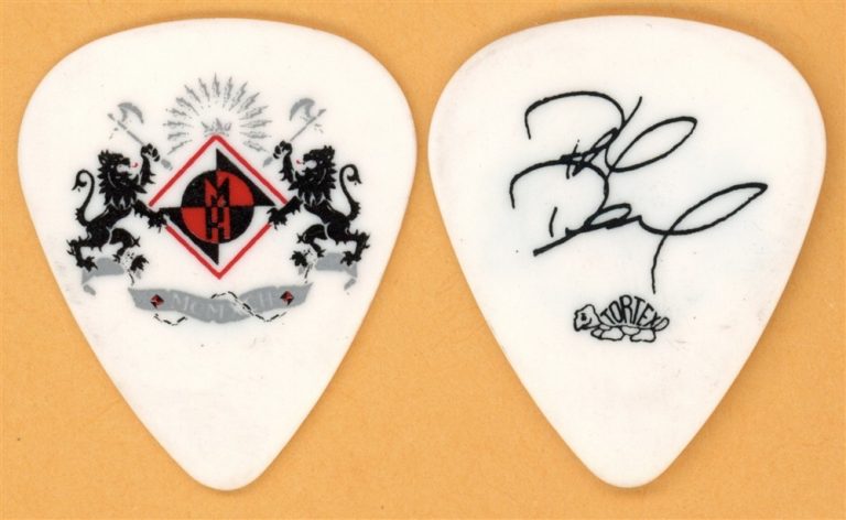 Machine Head Phil Demmel Vintage Guitar Pick - 2008 The Blackening Tour