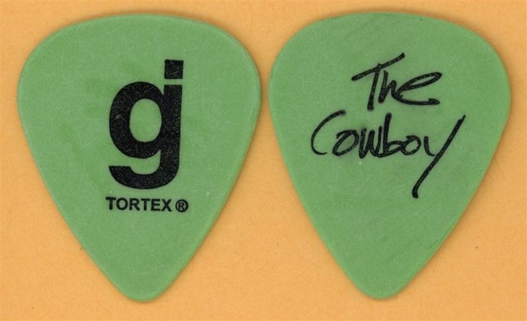 Glassjaw Justin Beck Cowboy Vintage Guitar Pick - 2003 Worship and Tribute Tour