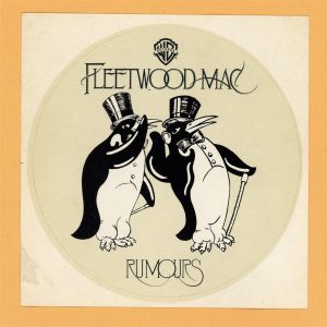 Fleetwood Mac 1977 Rumors Concert Tour PROMO STICKER Backstage Pass