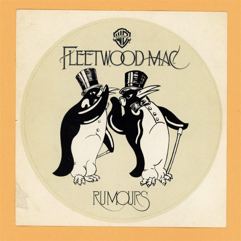 Fleetwood Mac 1977 Rumors Concert Tour PROMO STICKER Backstage Pass