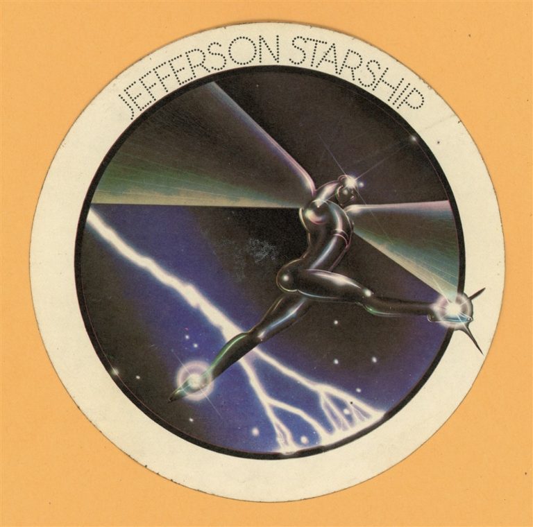 Jefferson Starship 1974 Dragon Fly Concert Tour STICKER Backstage Pass