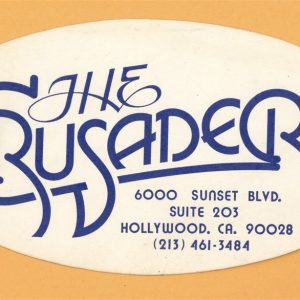 The Crusaders 1974 Souther Comfort Concert Tour STICKER Backstage Pass