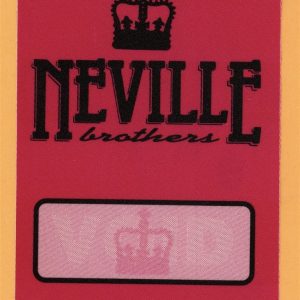 Neville Brothers 1995 Concert Tour Backstage Pass