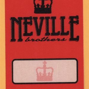 Neville Brothers 1995 Concert Tour Backstage Pass
