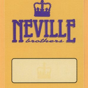 Neville Brothers 1995 Concert Tour Backstage Pass